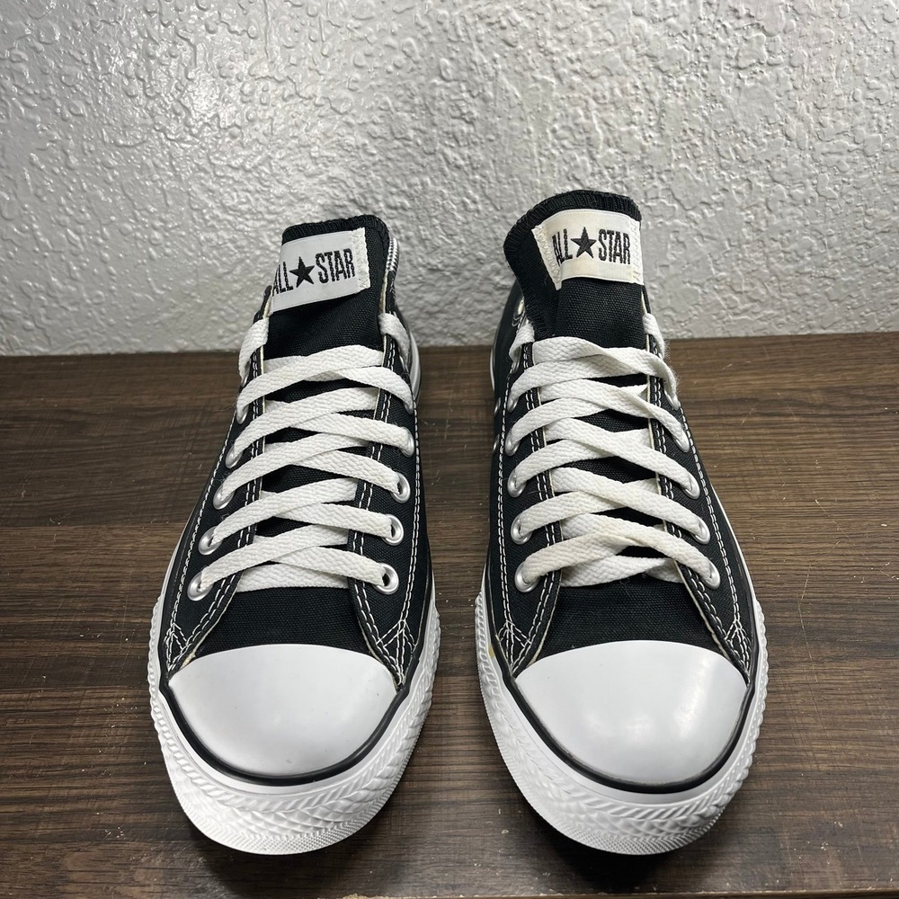 Converse Chuck Taylor All Star Low Black Unisex Shoes - M 9 - W 11 - Picture 6 of 12